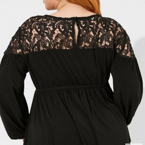 Torrid Long Sleeve Lace Top - Picture 4 of 7